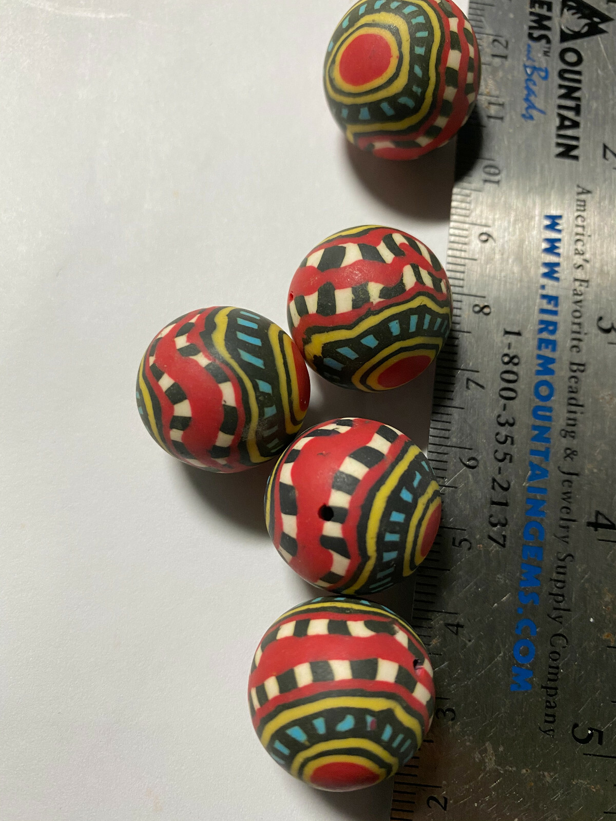 Polymer Clay Beads ***UPICK**** Fimo Clay Beads Flower Beads
