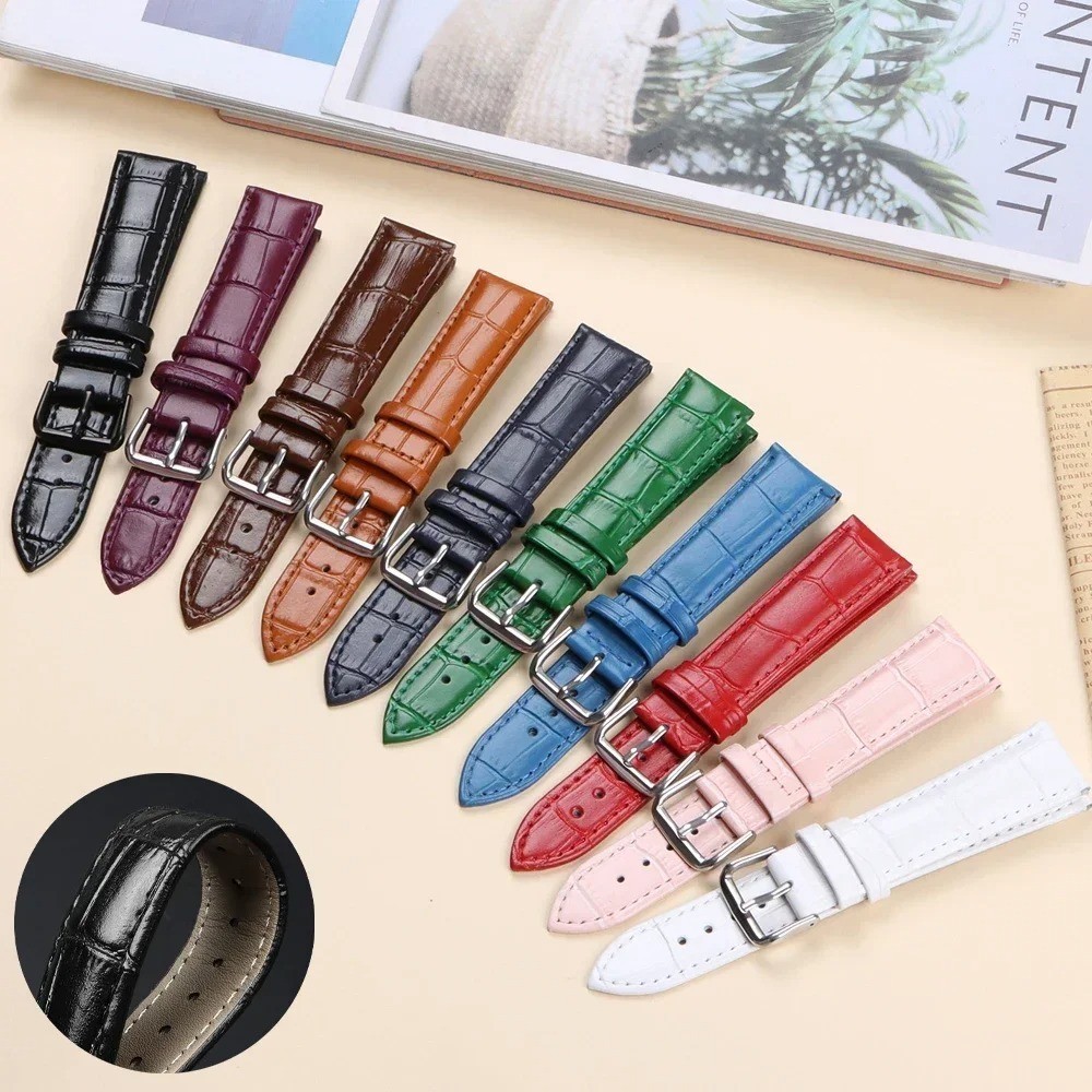 Crocodile Leather Watch Band Men Genuine Crocodile Watch Strap Quick Release