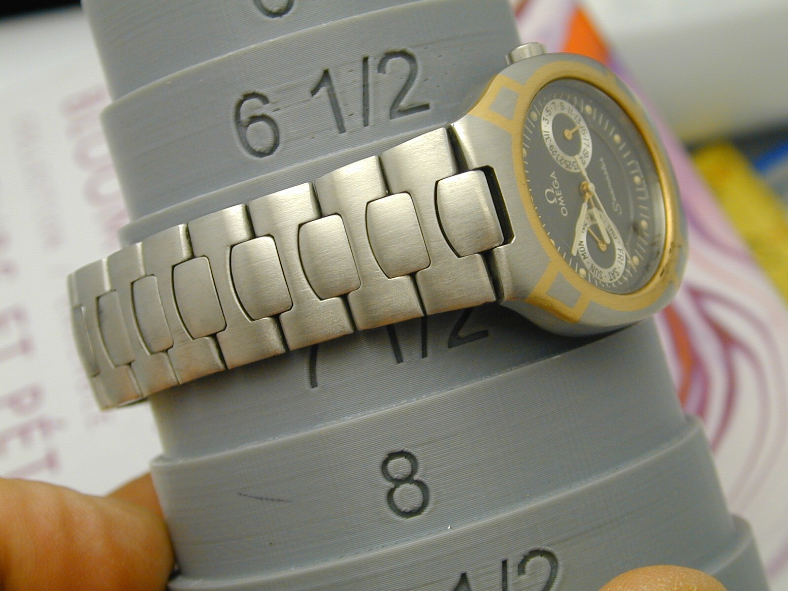 OMEGA SEAMASTER 18K AND STAINLESS STEEL AS PICTURED