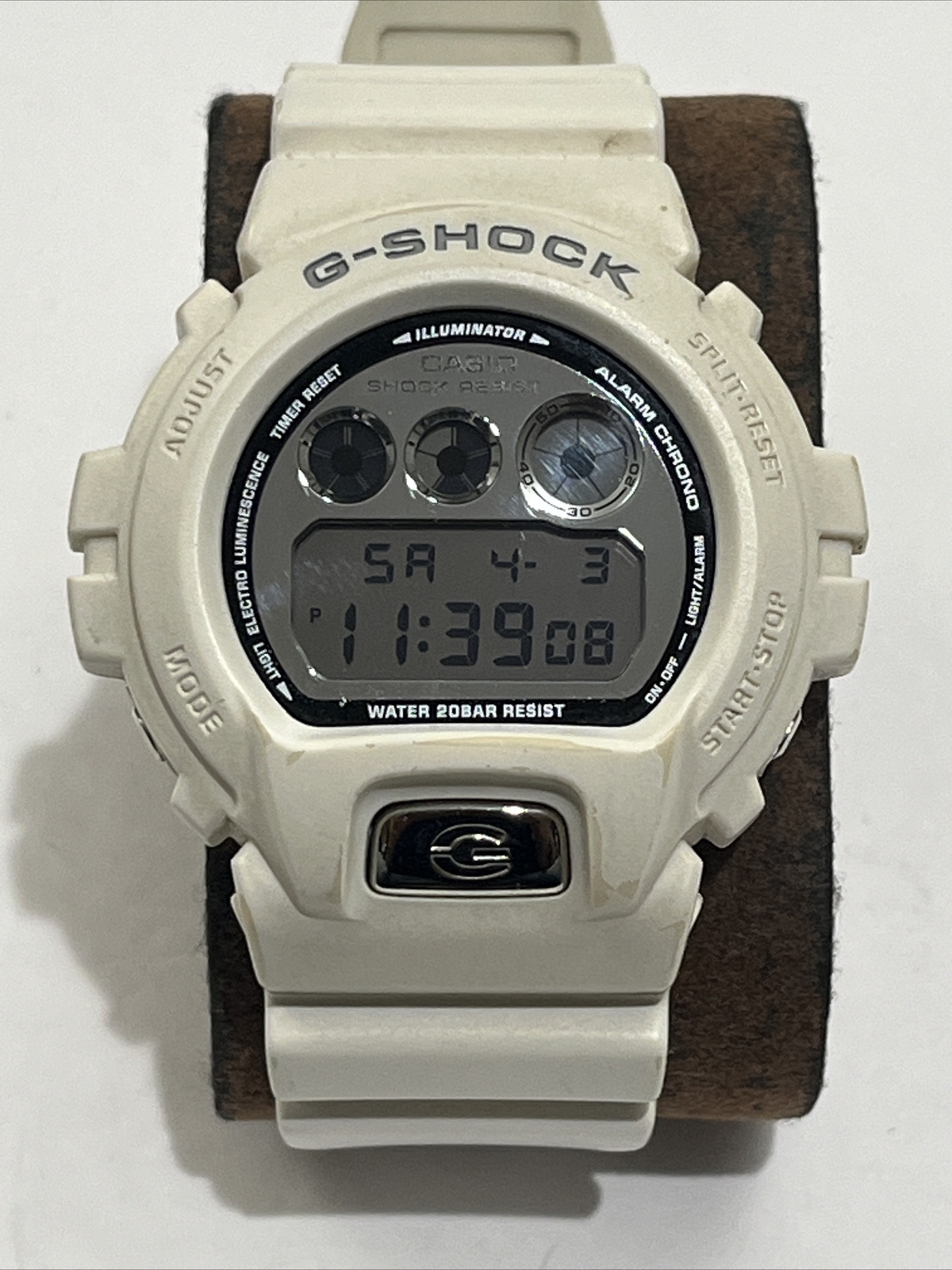 CASIO G-SHOCK 3230 DW-6900MR QUARTZ DIGITAL DISPLAY WATCH W/ New Battery!