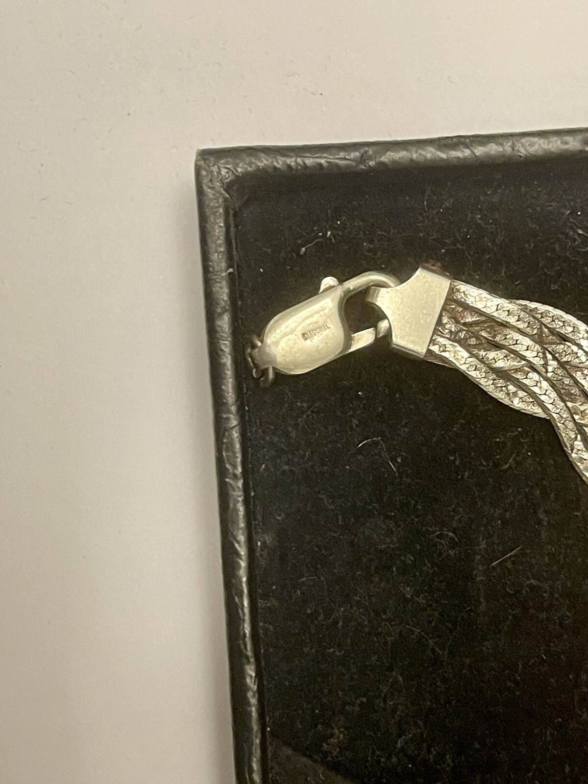 Vintage stunning Italian sterling silver bracelet as seen & Described 9.8gr