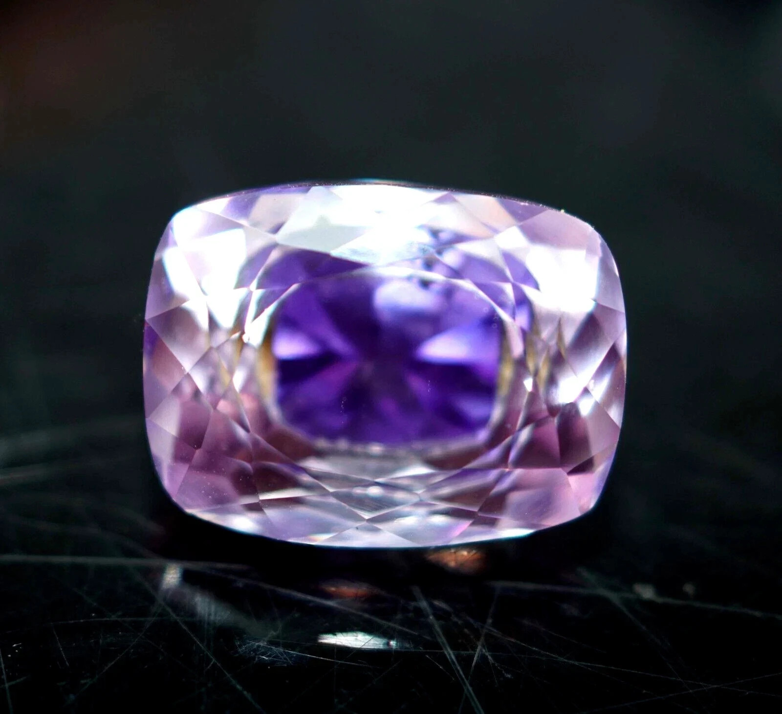 AAA 12 Ct Striking Certified Natural Pitambari Sapphire Loose Cushion Gemstone