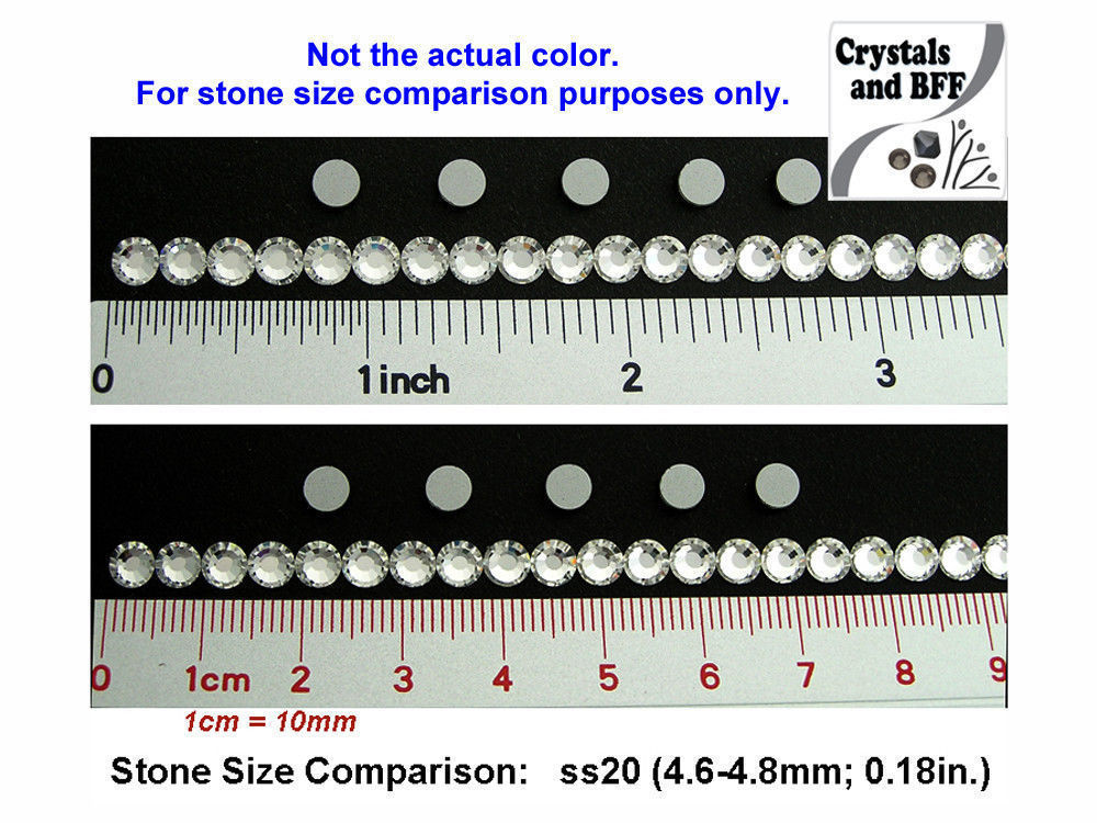 Crystal Clear Preciosa Genuine Czech Viva ChatonRose Flatback Rhinestones Viva12