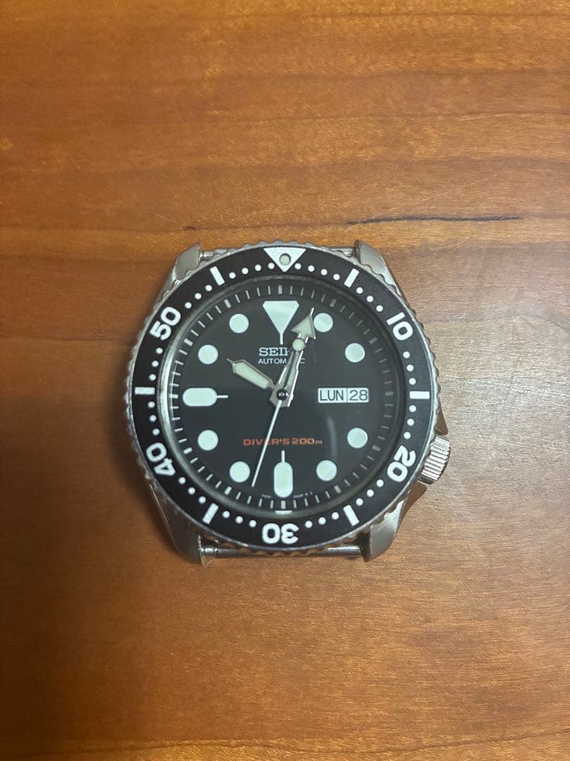 SEIKO SKX007K Black Boy Safe packing!