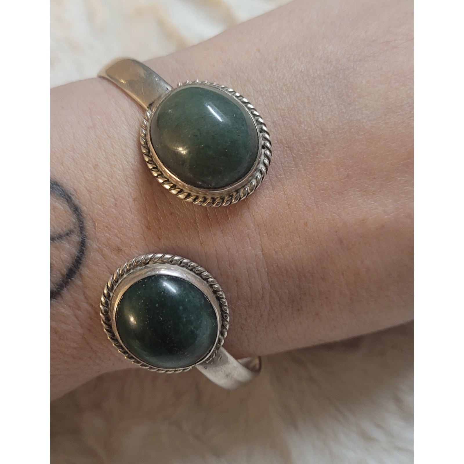 Marked .925 Sterling Silver Cuff Bracelet