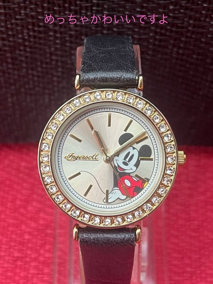 Ingersoll Disney Mickey Mouse Rhinestone Quartz Watch