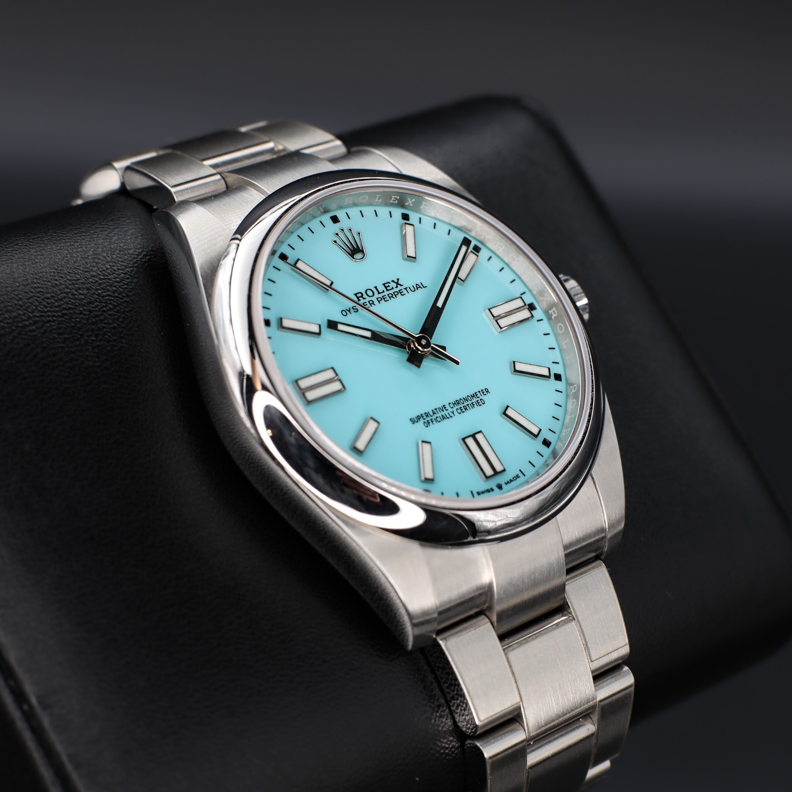 Rolex Oyster Perpetual 41 Tiffany Dial 2021 Complete – 124300