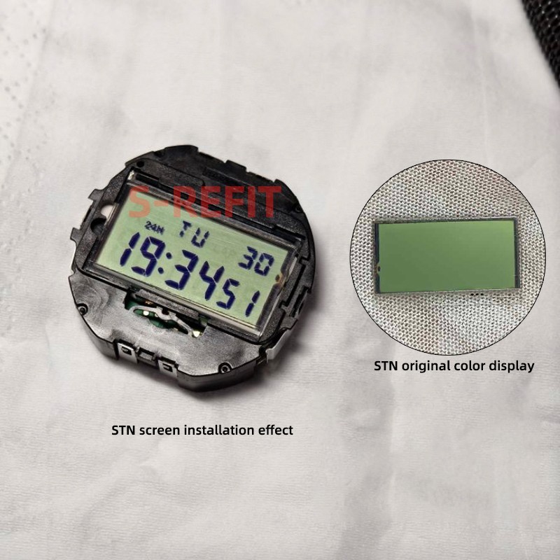 F-91W High Contrast Display STN Screen Mod For Casio F-91 A158 A159 A168 F-105