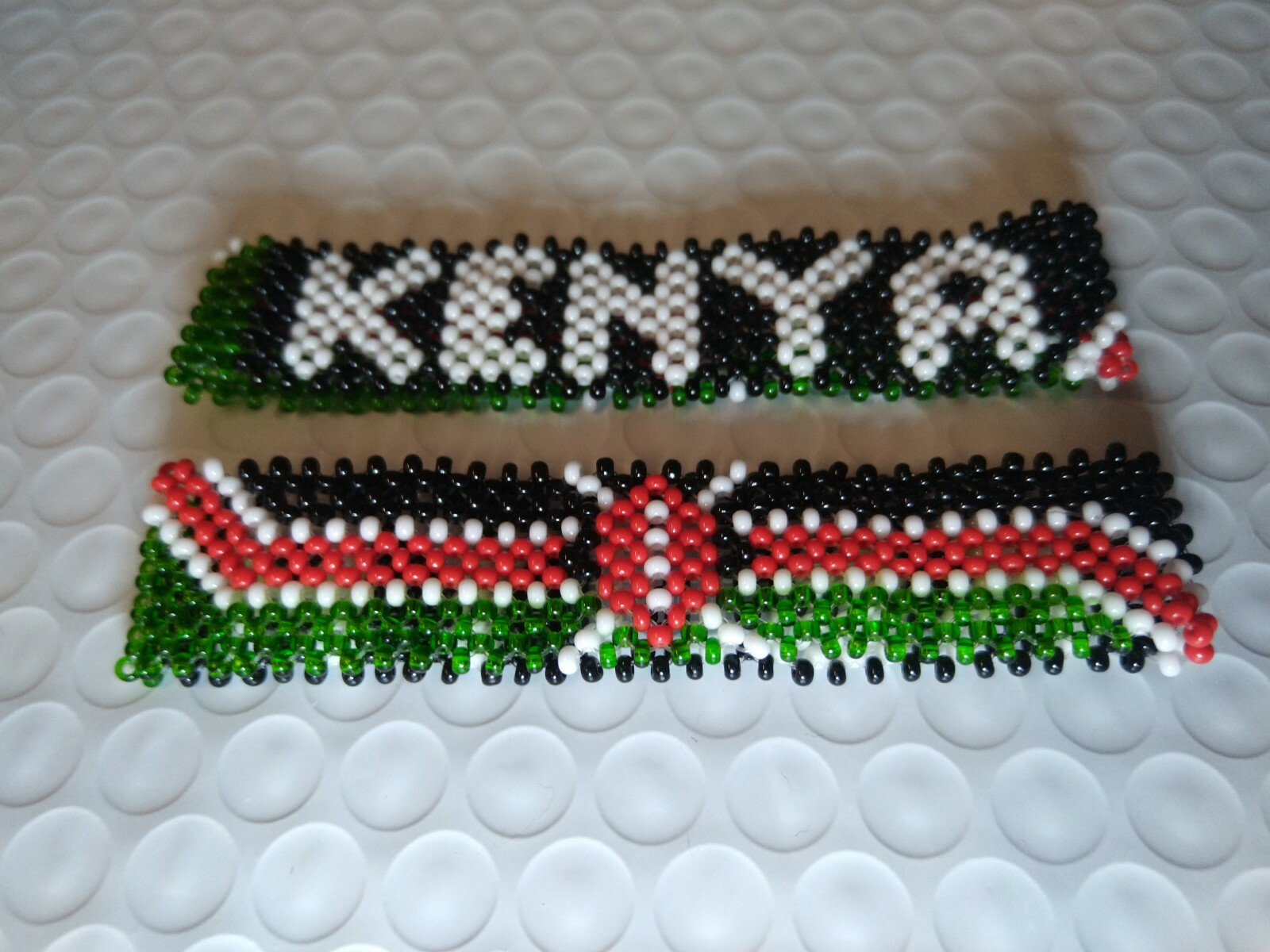 Fine Beaded Flag Bracelets Kenya Uganda Tanzania Newest Designs Free Shipping