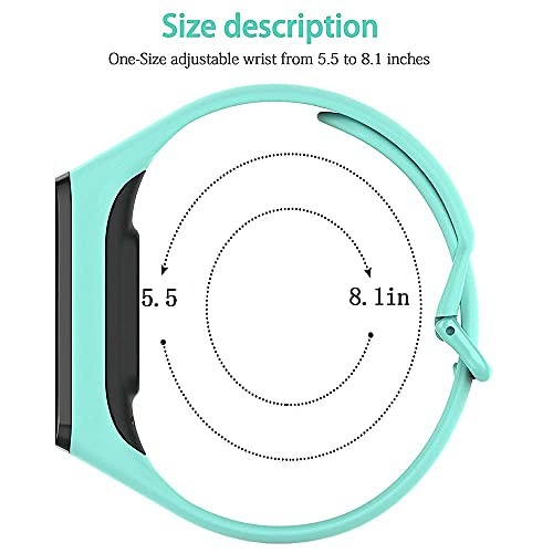6 Pack Replacement Bands Compatible with Samsung Galaxy Fit 2 SM-R220 for Women