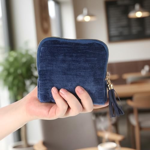 Travel Jewelry Cases 6-Layer Velvet Zipper Pouch Bag Jewelry Organizer Cases