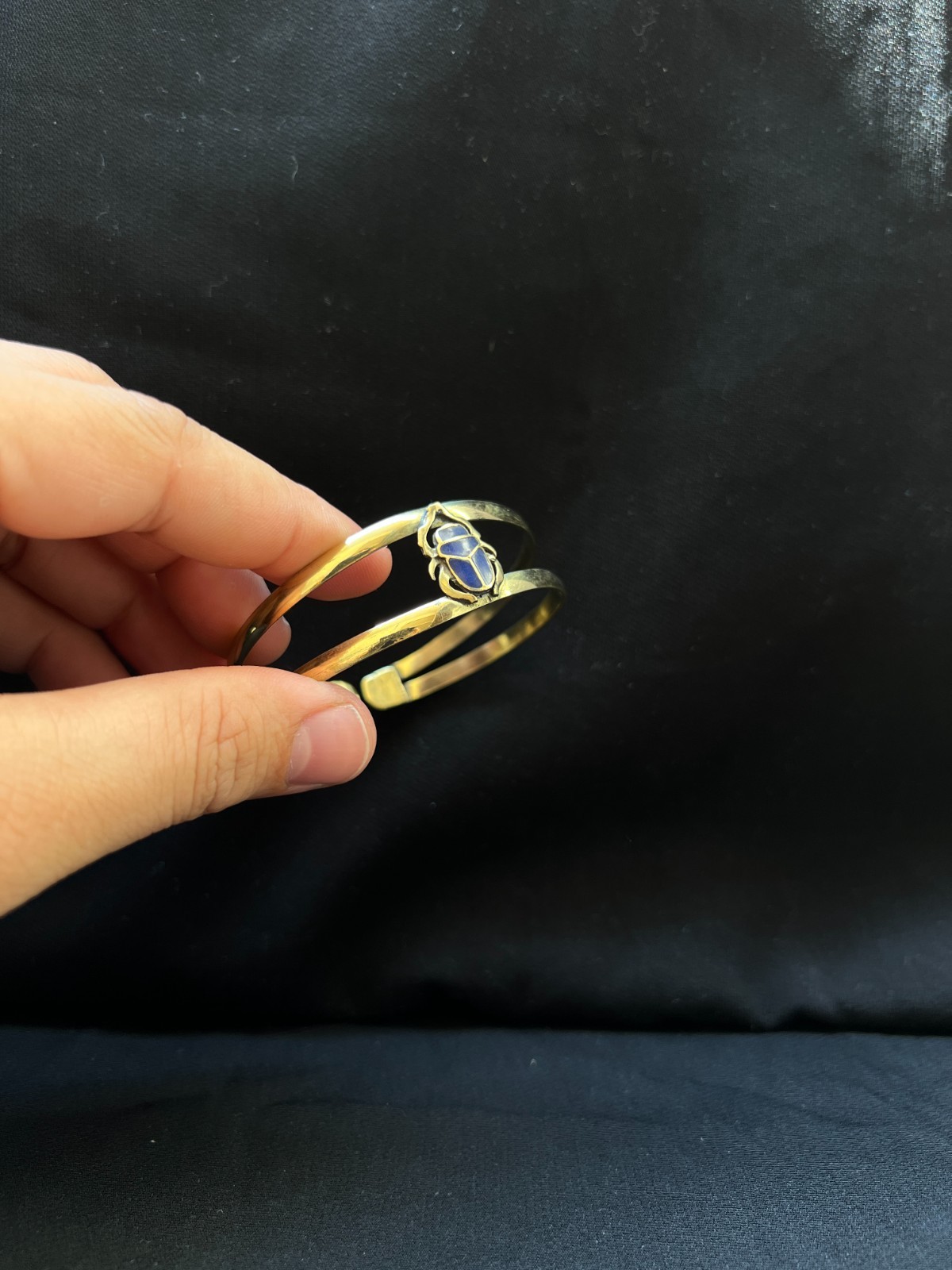 Jewelry Bracelet with Scarab Unisex Bracelet Egyptian Scarab Charm Bracelet