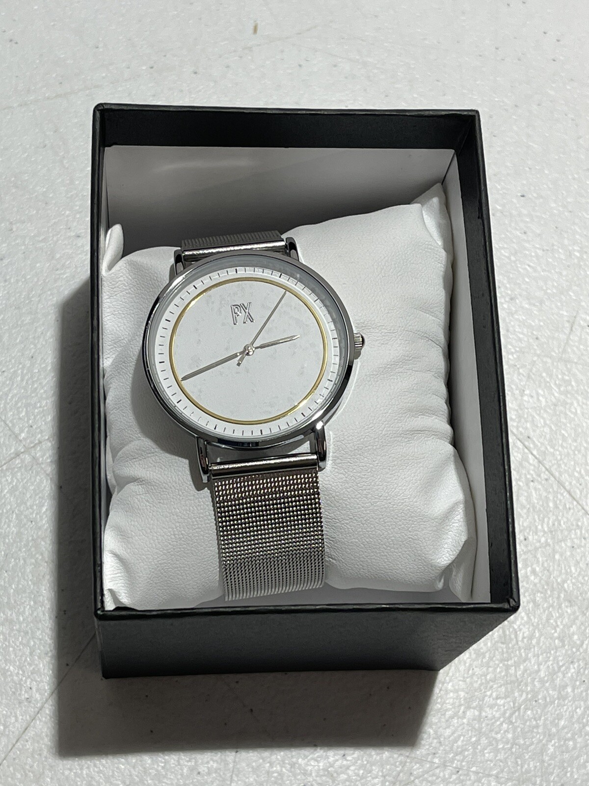 PX CLOTHING KEEGAN SLIM DRESS WATCH NEW WITH TAGS TESTED WORKING