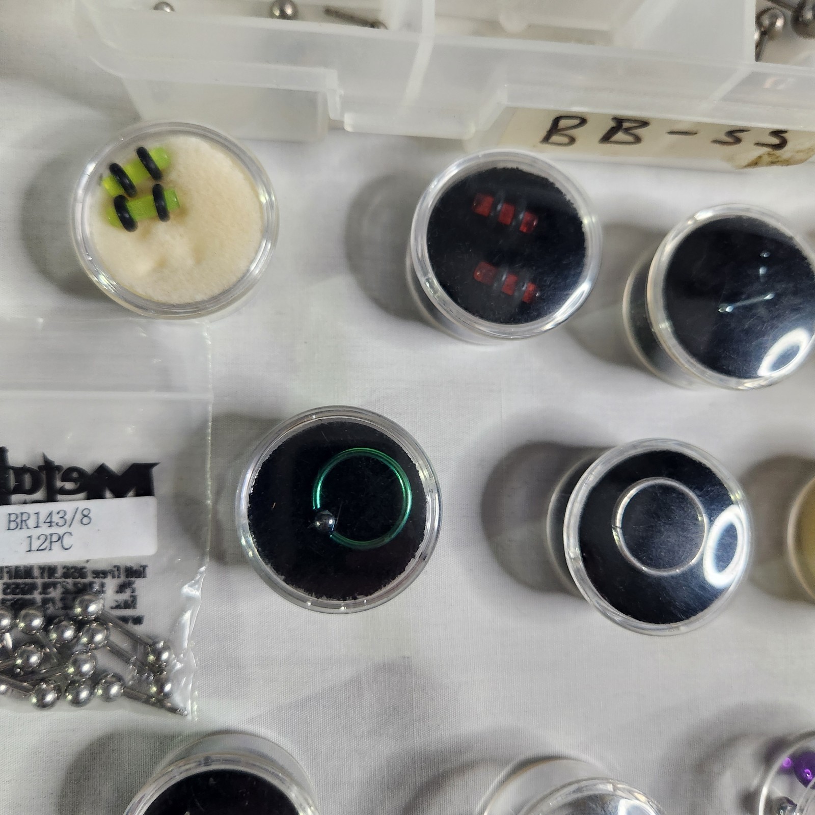 Vintage Body Jewelry Piercing HUGE Lot – Ear, Nose, Nipple, Lip Etc….