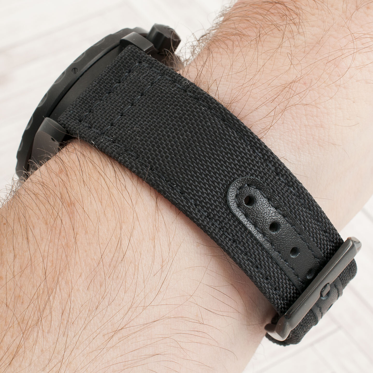 Sailcloth Quick Release Watch Strap Canvas Leather Band Nylon Pilot Military QR