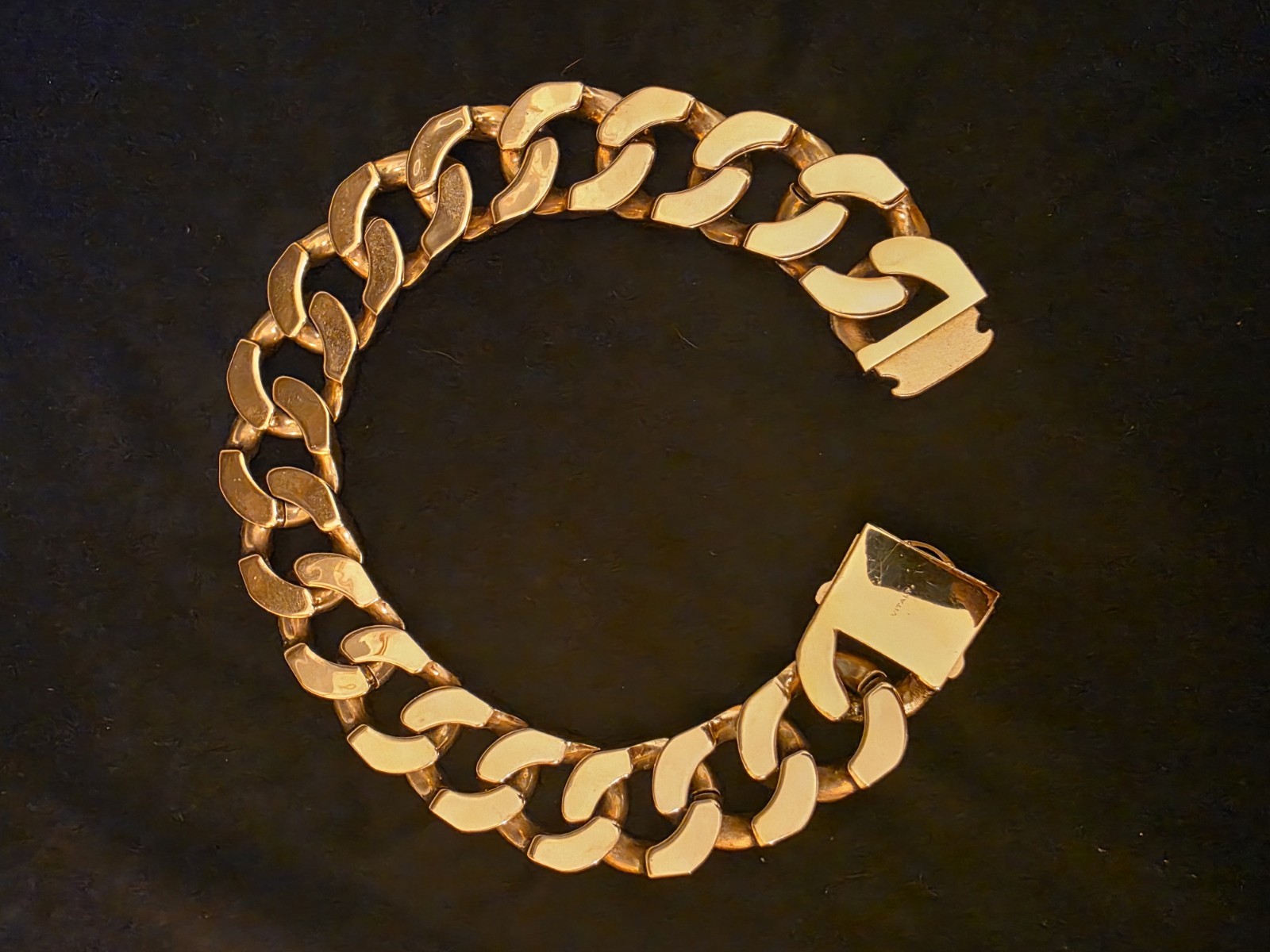 Vitaly RIOTXL Gold SteelCuban Link Chain Necklace HUGE 1.5″ Links 22″ Long