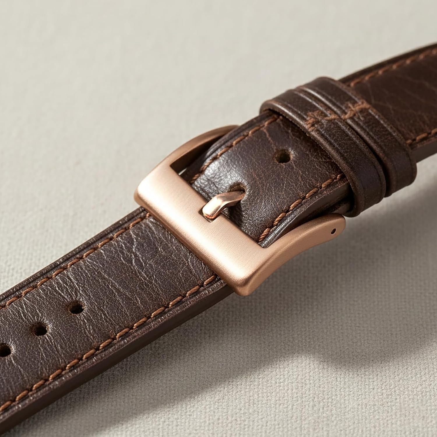 Bronze Watch Strap Buckle 20mm, Tongue Buckle with Spring Bars, Watch Bands C…