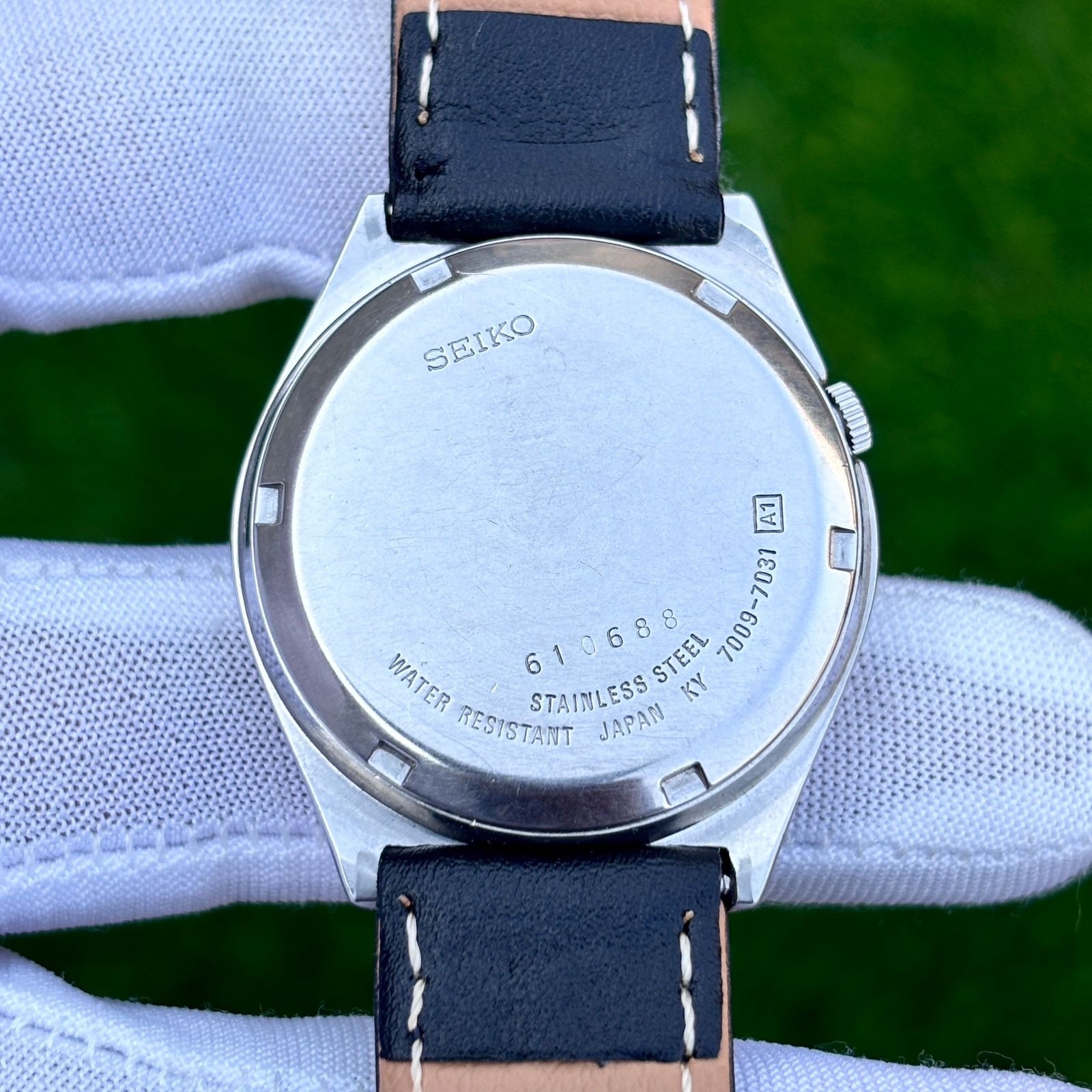 Vintage Seiko 5 Elegant Pattern Dial Automatic Japan Made Men’s Watch 7009-7031