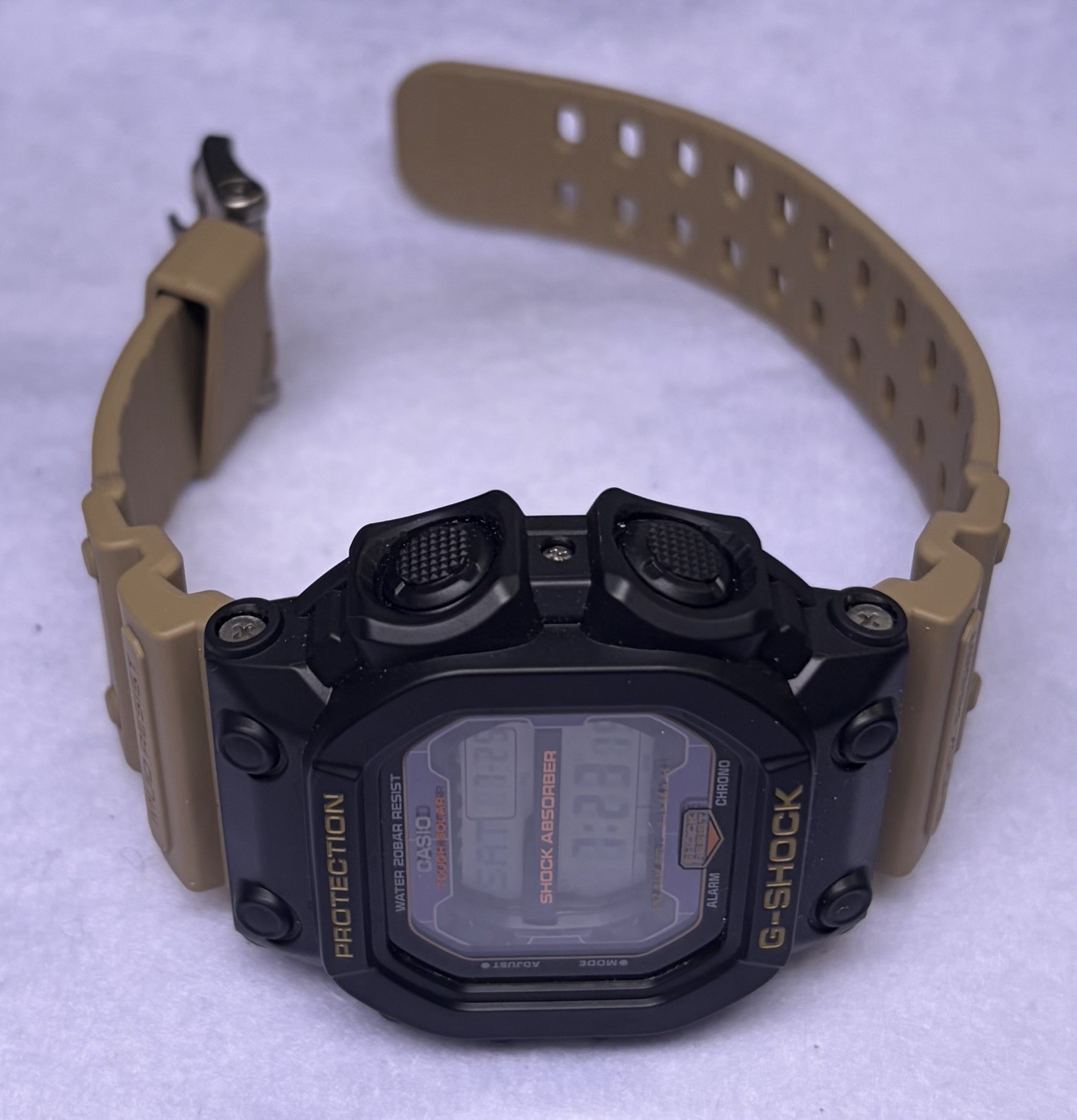 Casio G-Shock GX-56TU-1A5 King Tough Solar Black Tan Box Papers