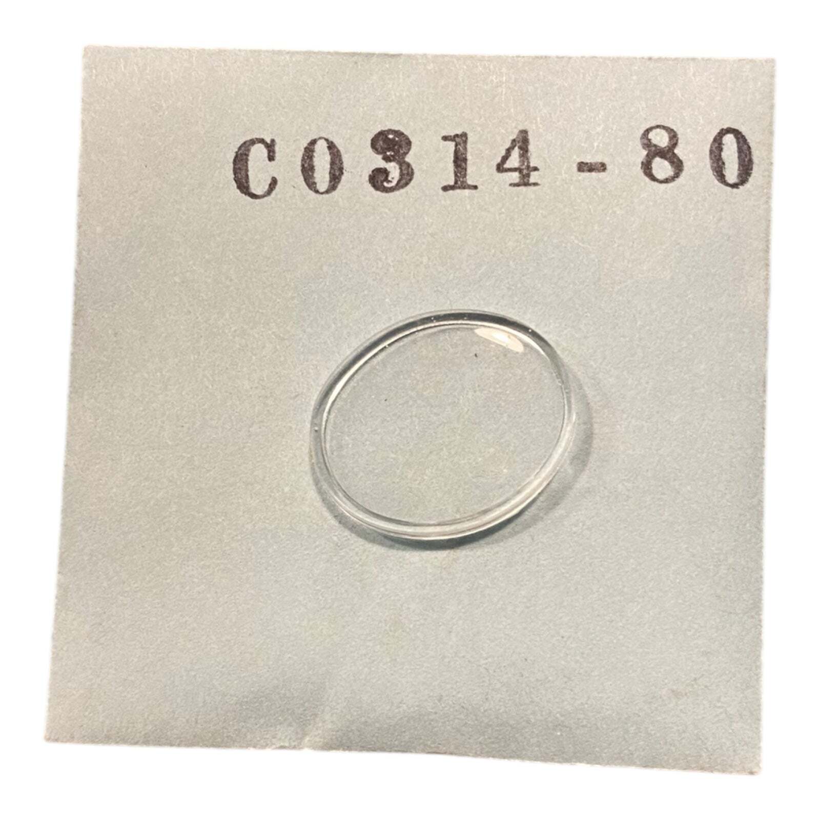Germanow-Simon Mach (GS) CO314-80 Watch Crystal NOS Part Flexo
