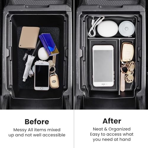 Armrest Tray Insert Storage Box for Honda CRV 2023 Center Console Organizer