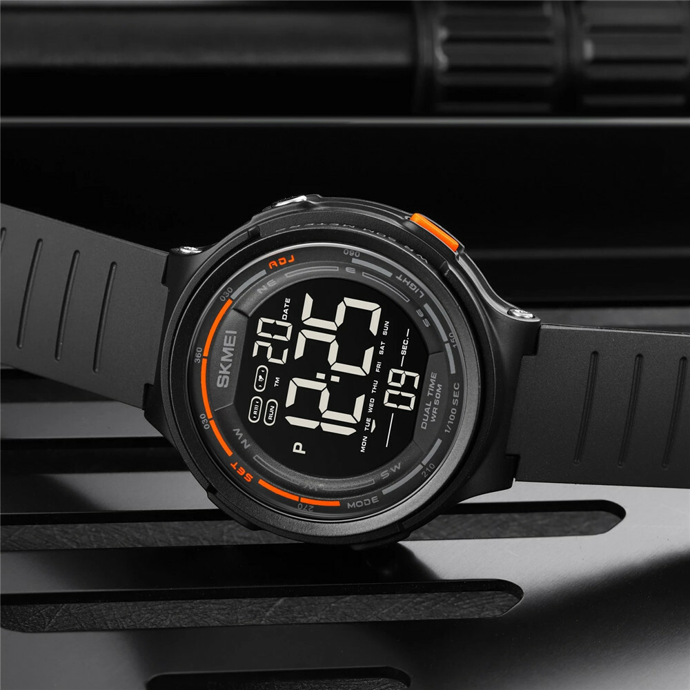 SKMEI Men Sport Watches Countdown Electronic Watch Military Digital Wristwatch