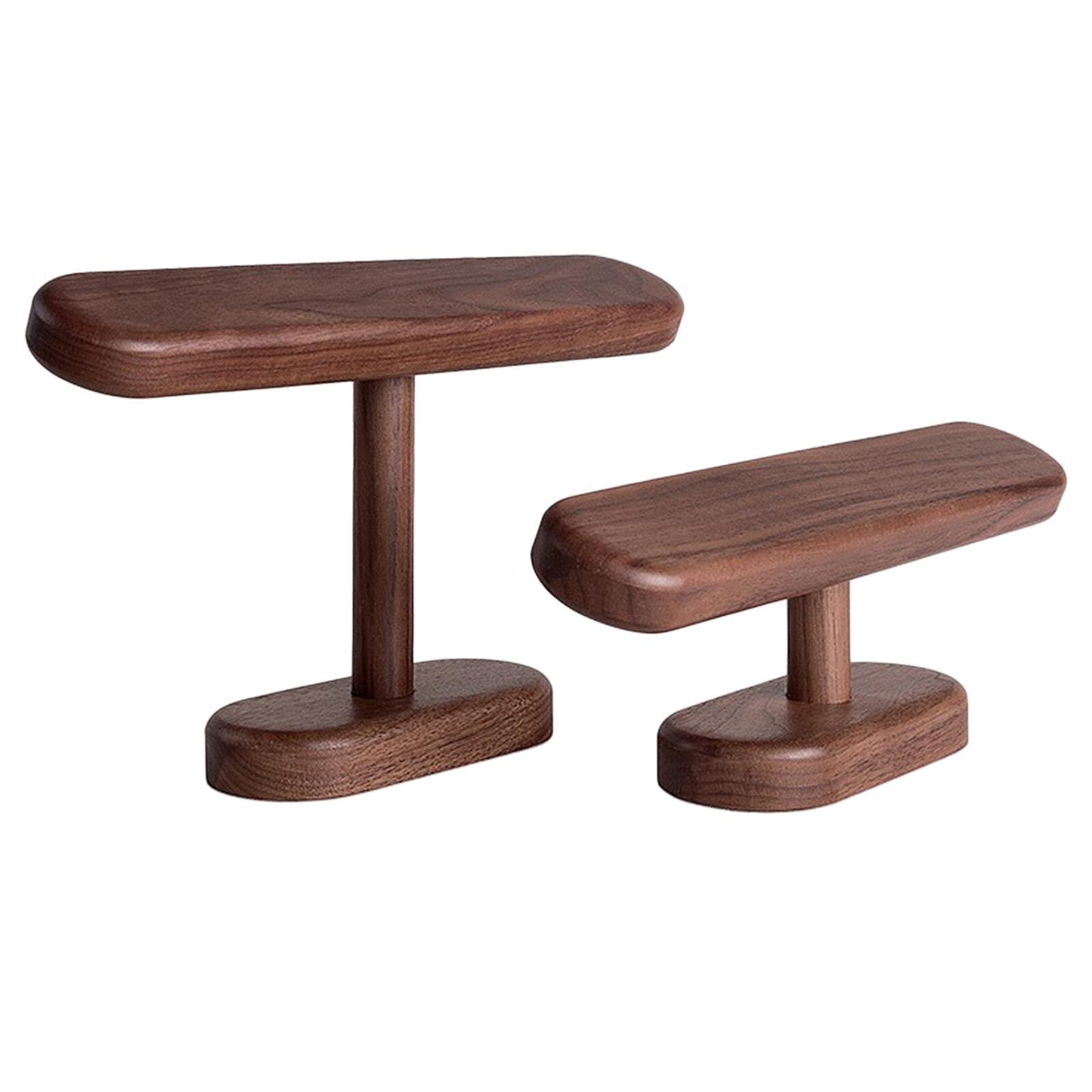 Walnut Wood Display Stand Jewelry Watch Organizer Holder Countertop Small/Large