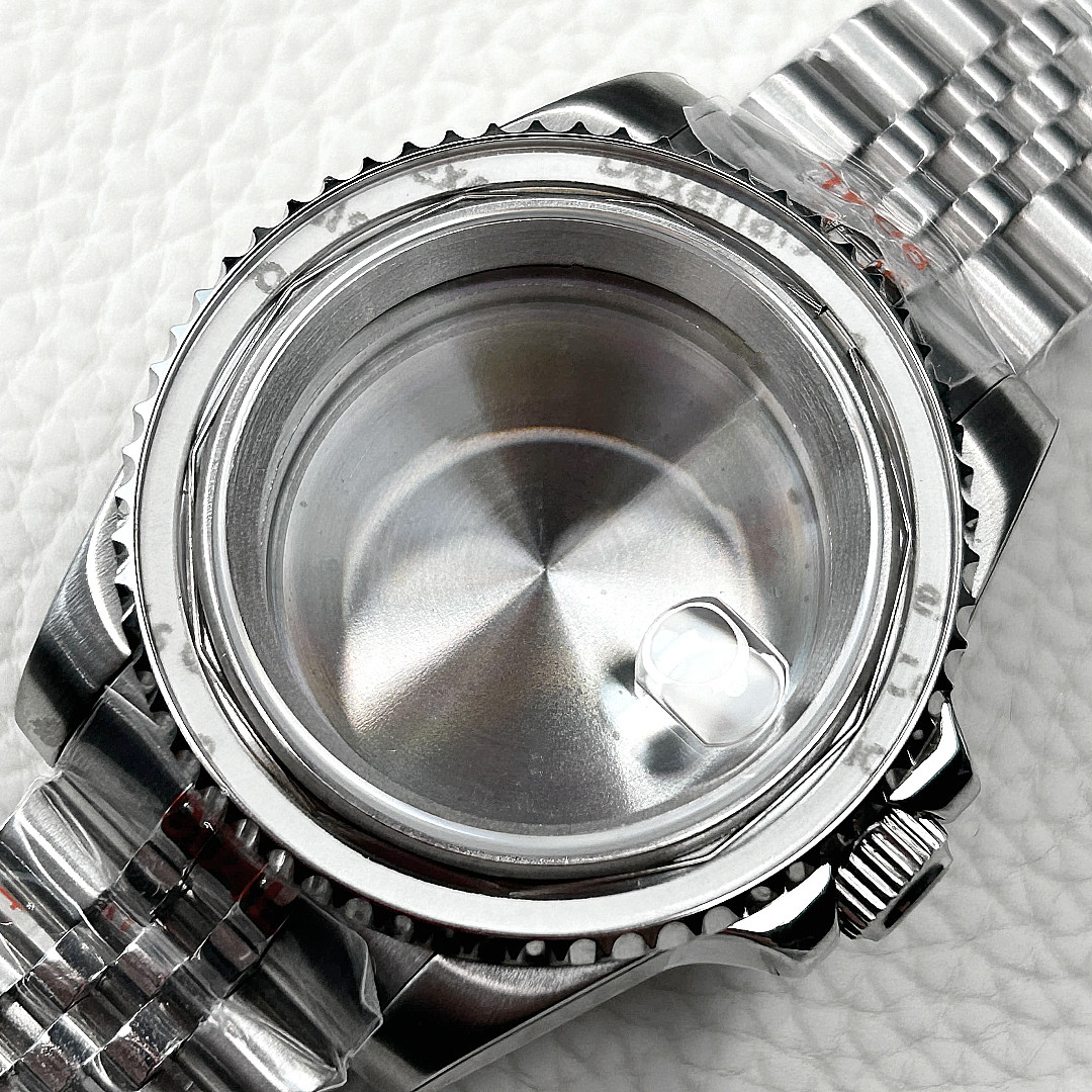 40MM SUB GMT Unidirectional bezel 20ATM Watch Case Sapphire Fit NH34 NH35 NH36