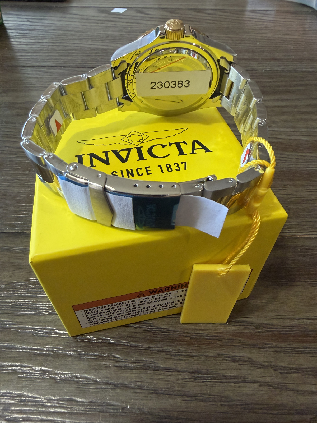 Invicta Pro Diver 26972 Blue Dial Two Tone Stainless Steel Wrist Watch for Men