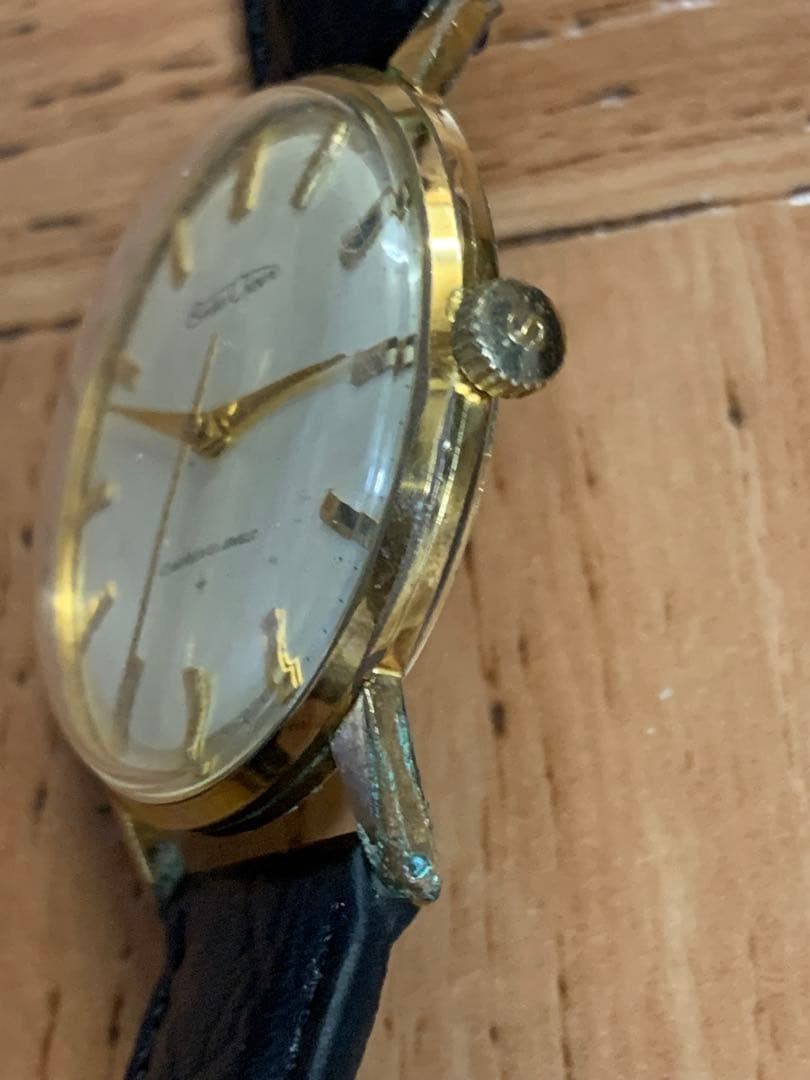 SEIKO CROWN 1 Jewel Hand-Wound 1962 Vintage Mens Watch J15003E Japan