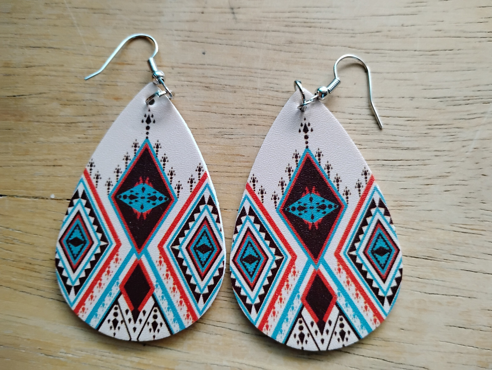 Western Faux Leather Earrings Cowgirl Southwestern Boho Rodeo Yellowstone