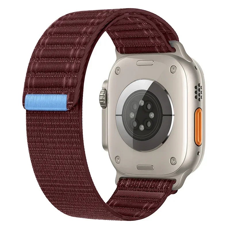 Woven Nylon Sport Loop Band for Apple Watch Series 10 9 8 7 11 SE Ultra 38–49mm