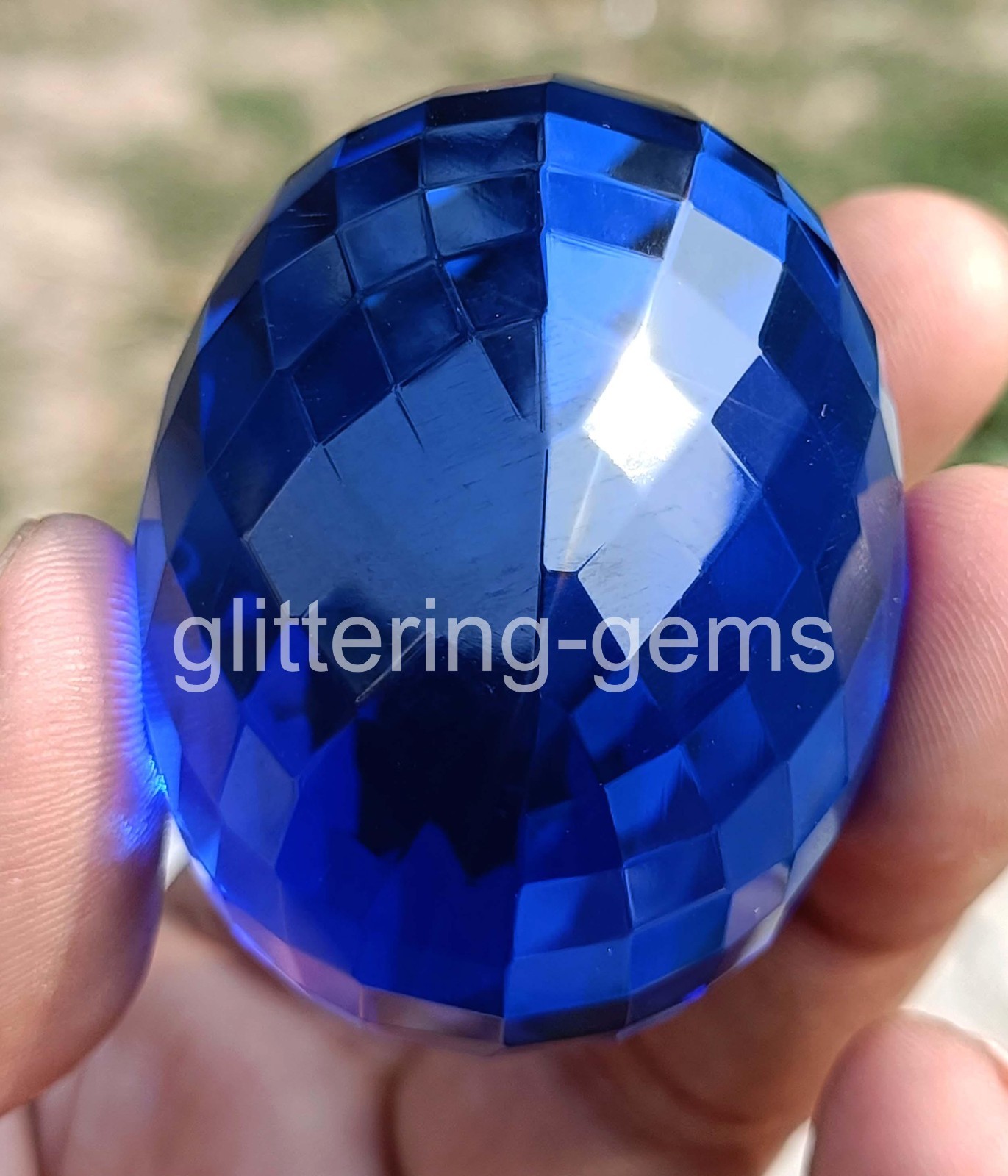Gorgeous Quality 369.0 Ct Natural Blue Sapphire Oval Shape IGL Gemstone 6FHO