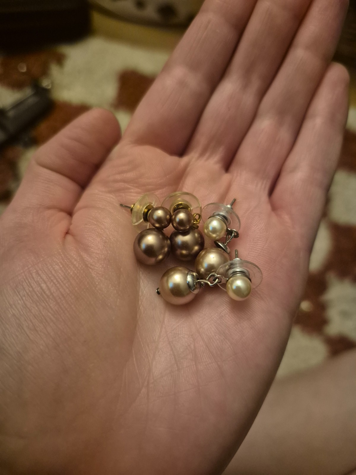 10 Pairs Faux Pearl Earrings Job Lot – Mixed Vintage & Modern Costume Jewellery