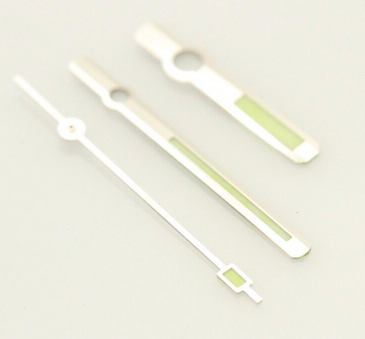 Hands set for Seiko 7005 8050 8052 W/ Green lume Hour Minutes Second Seiko 6217
