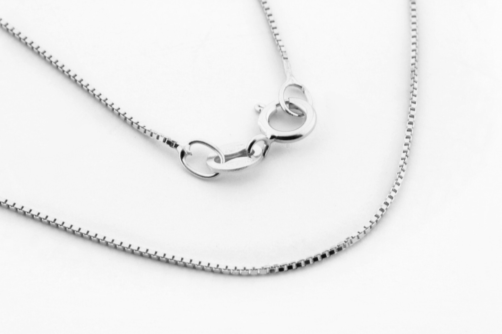 Venetian Venetian 18kt White Gold Choker Chain Necklace cm. 40 45 50 60