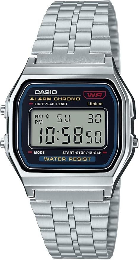 CASIO Collection A159WA-N1JH Digital Watch Silver Classic Made in Japan
