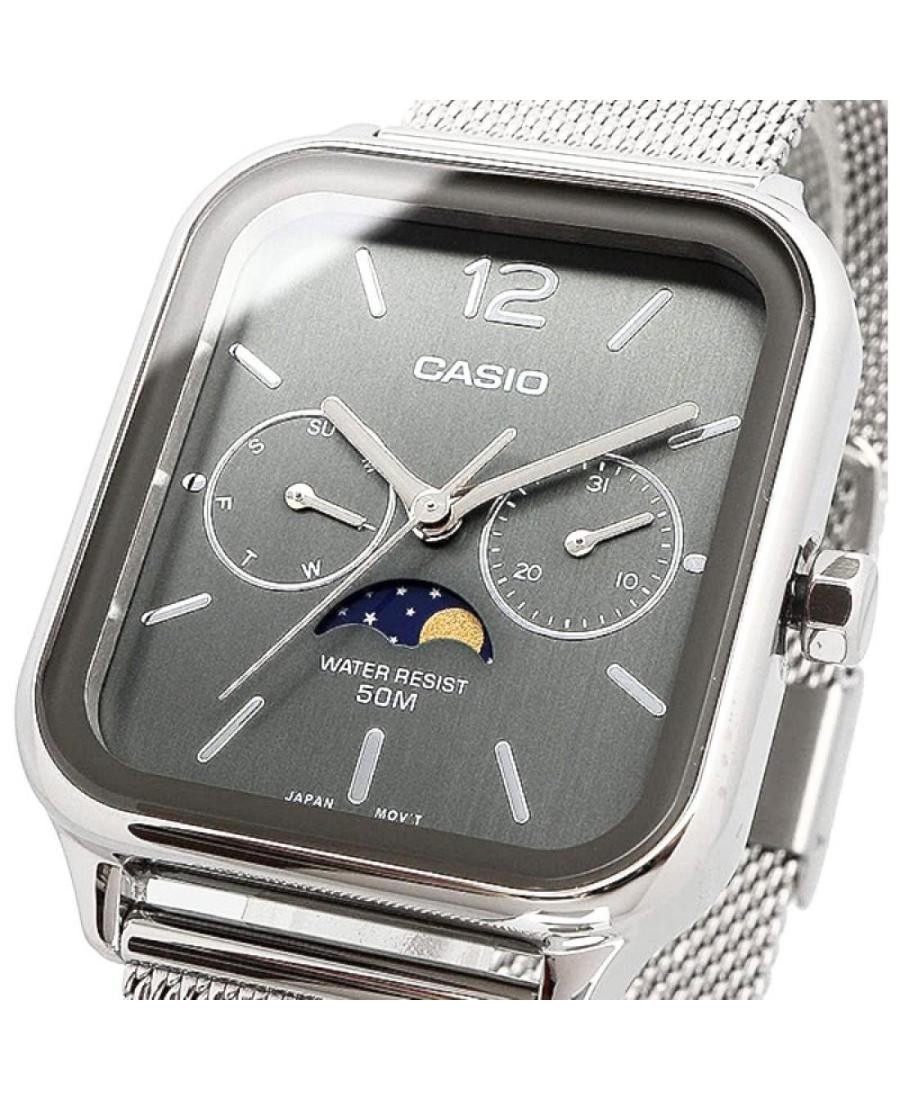 CASIO Men Analog Quartz Casual Watch Classic Dress Silver color Dial Waterproof