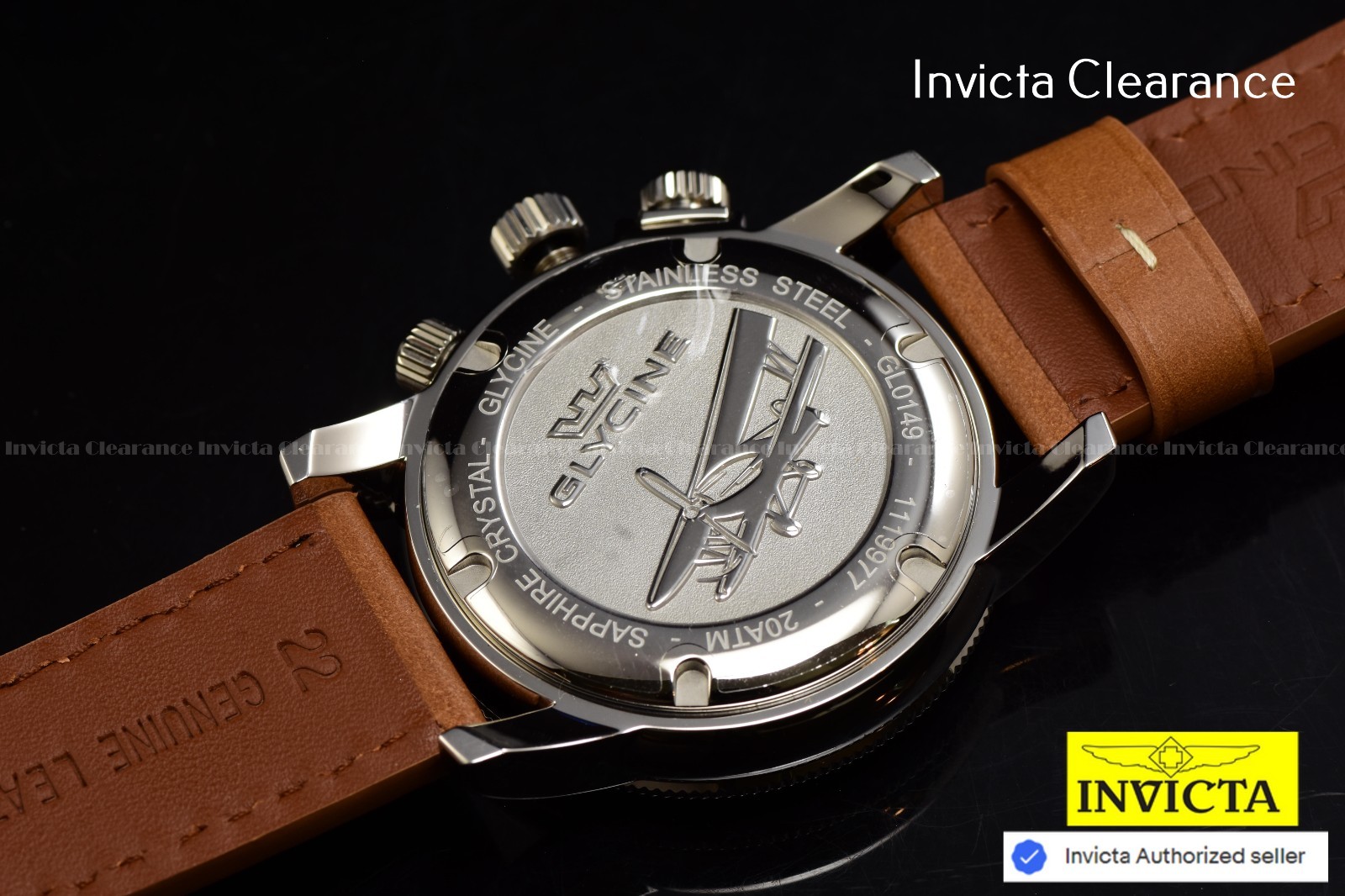 Invicta Aviator Blue Dial Chronograph Multifunction Men’s Steel Watch 28111