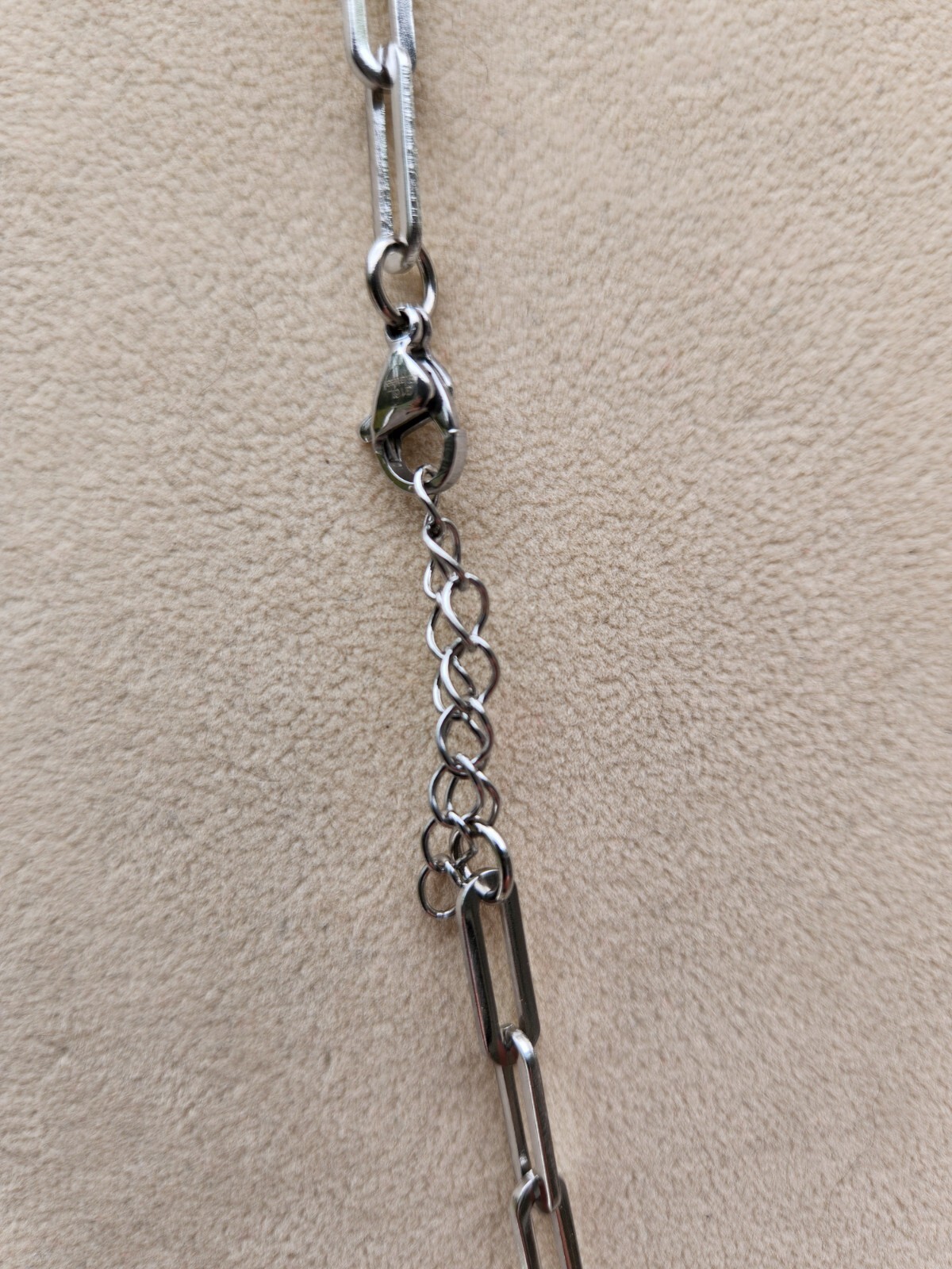 Unakite Paperclip Chain Necklace (20-22 In) & Bracelet (7.5-9.0 In) in Stainless