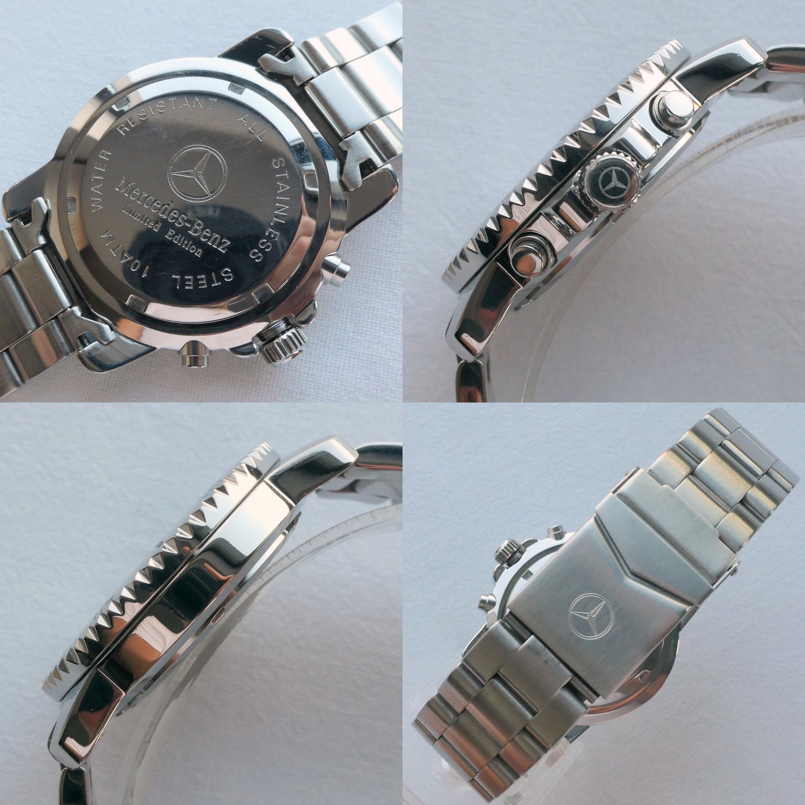 Mercedes Benz Classic Driver Racing AMG Sport Car Accessory Chronograph Watch
