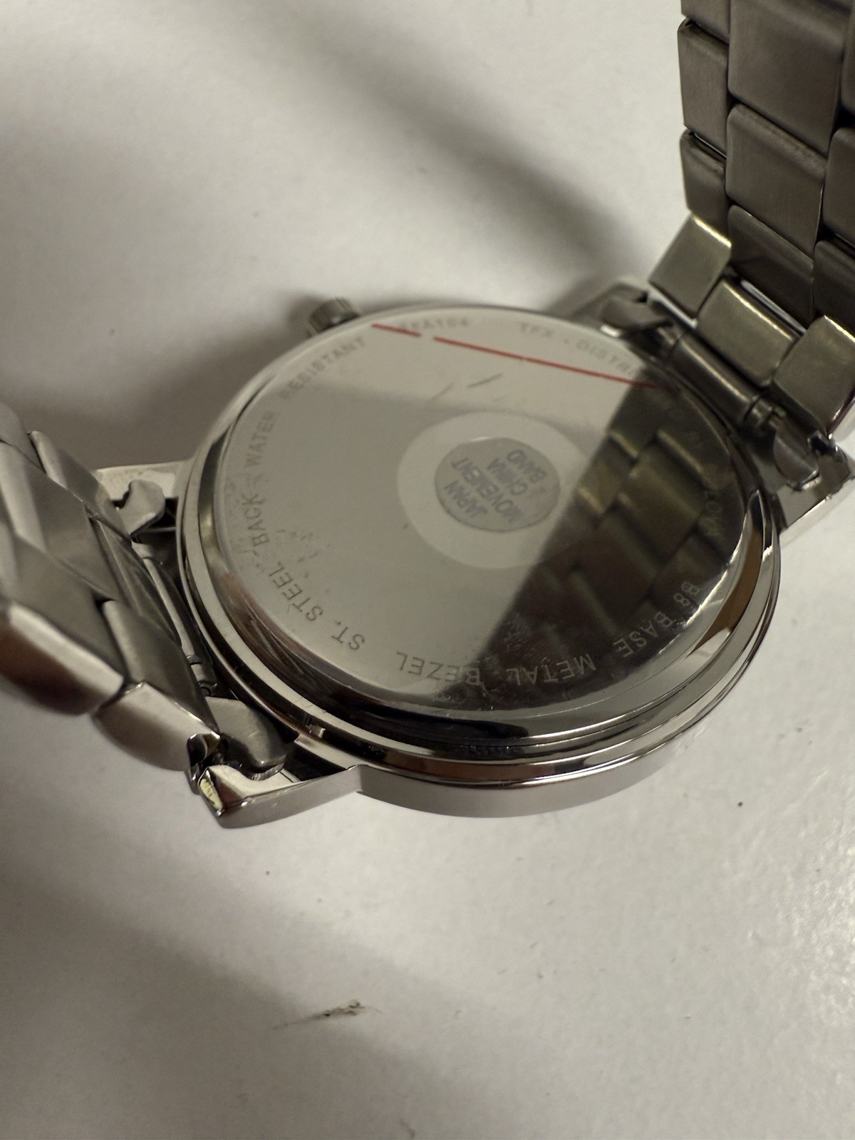 BULOVA TFX MENS SILVER STAINLESS STEEL, LUMINOUS HANDS, DRESS WATCH 36A104