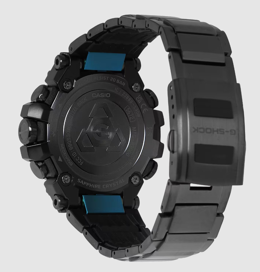 New Casio G-SHOCK MT-G Black Green Tough Solar Bluetooth Watch MTGB3000BD12 A.D.