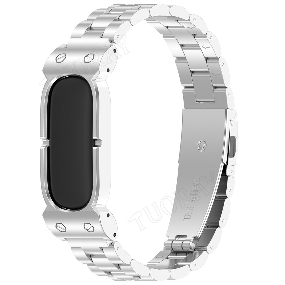 Stainless Steel Metal Adjustable Strap For Google Fitbit Air Replacement Band