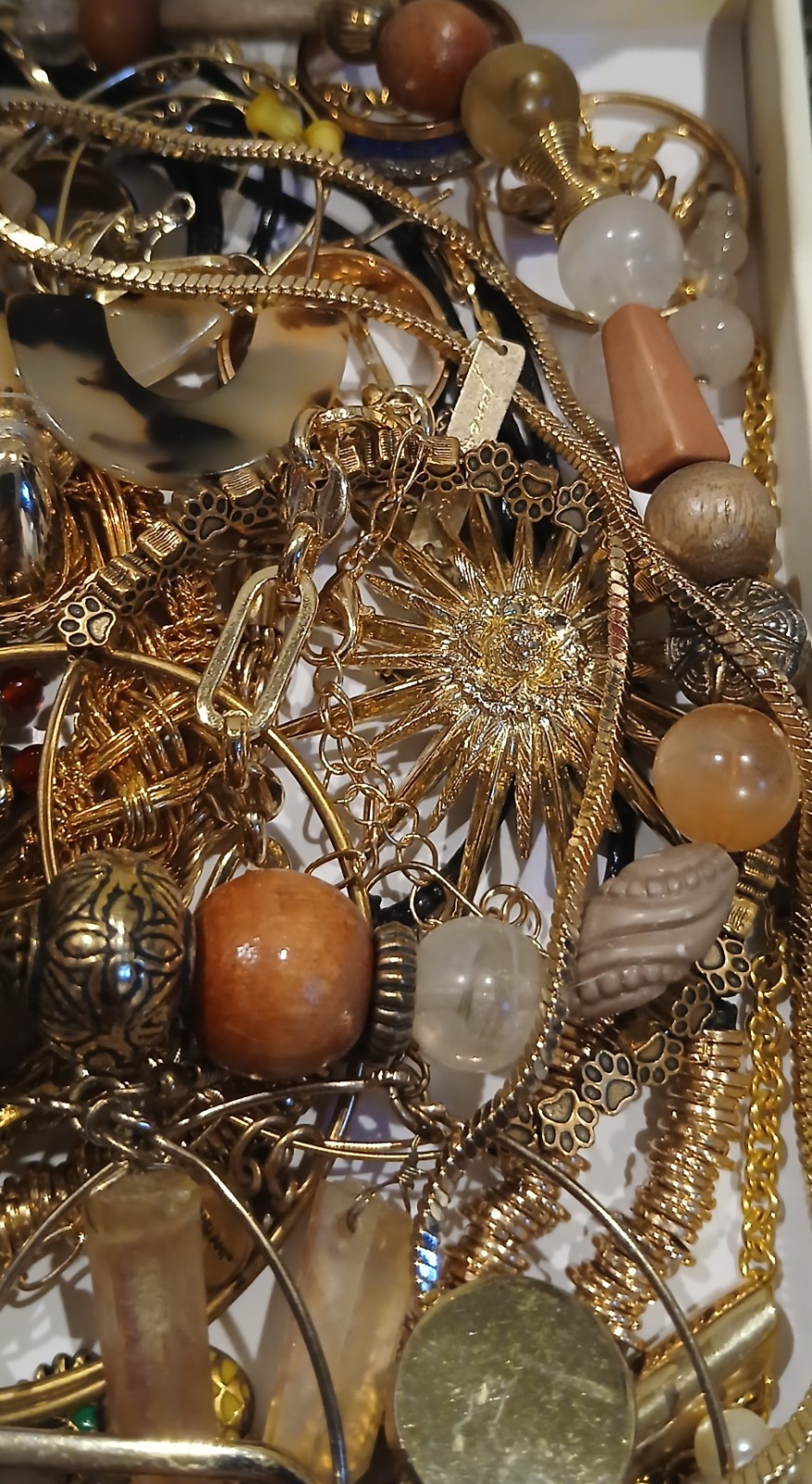 Amazing Gold-tone Mixed Jewelry Lot
