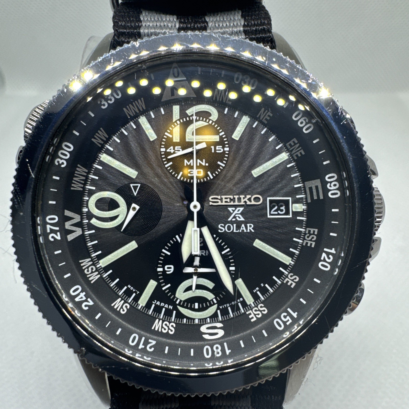 Seiko Mens Adventure Solar Classic Casual Watch – SSC081