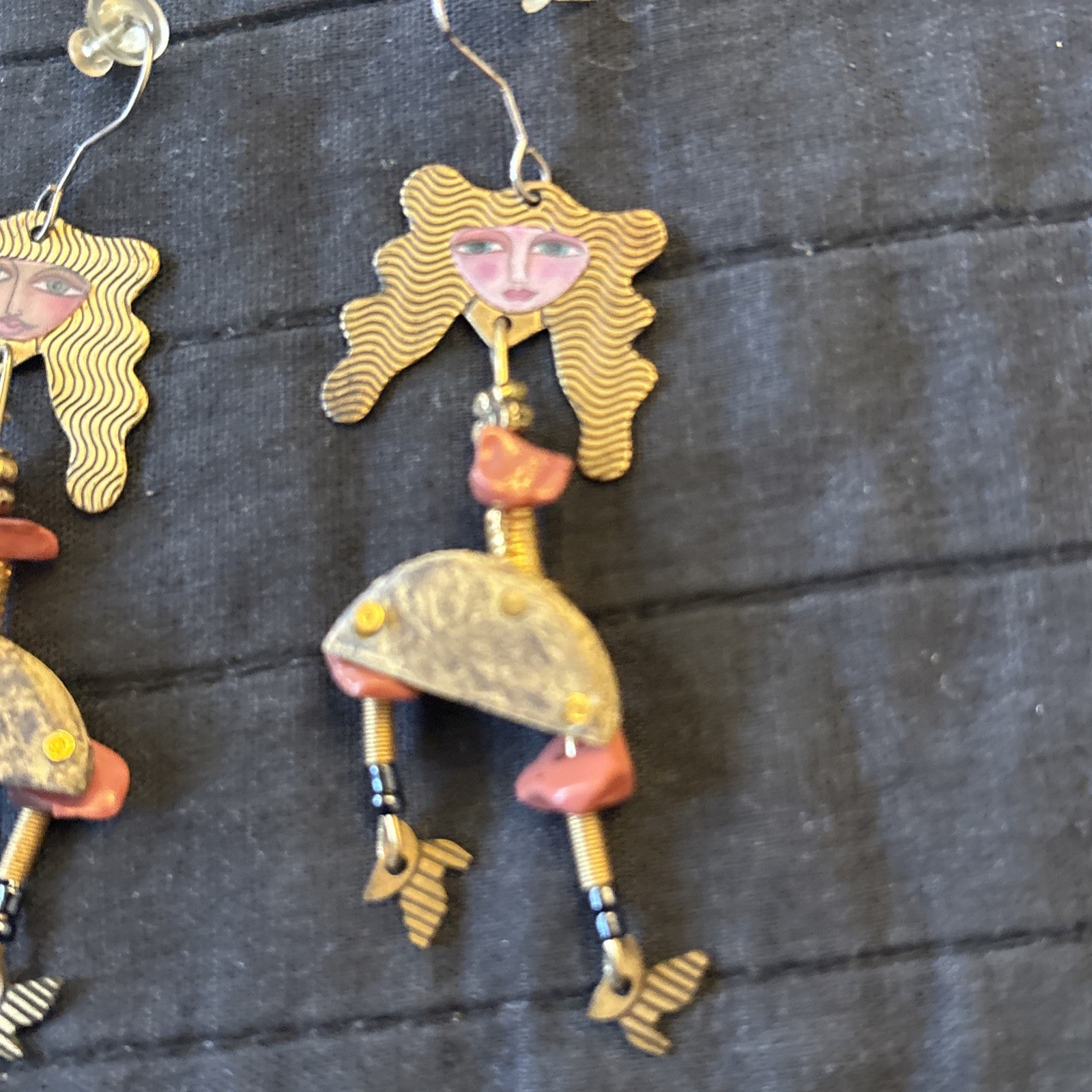 Kimberly Willcox for Silvestri Earrings Pierced Artisan. EUC
