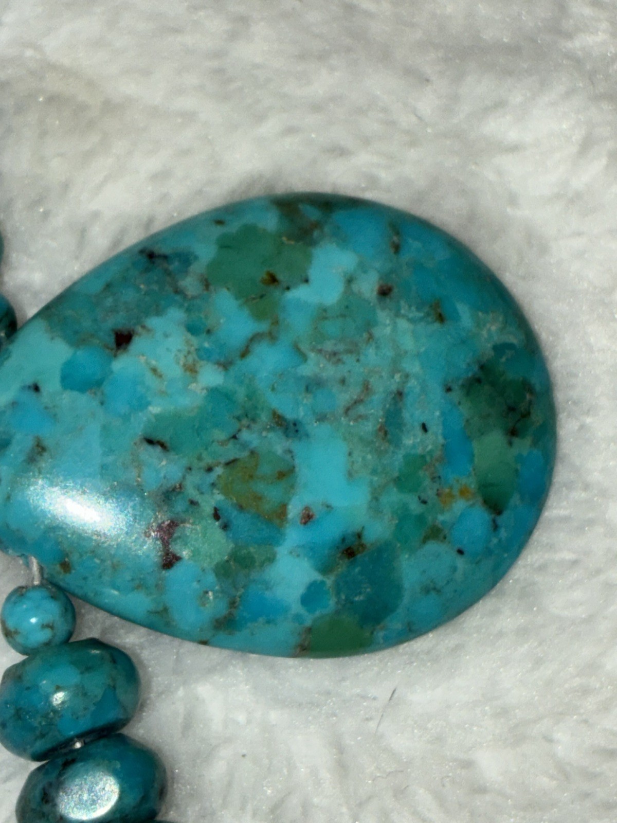 Jay King Mine Finds Sterling Silver Turquoise Beaded Statement Necklace 925
