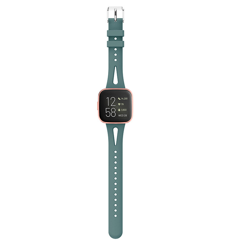 For Fitbit Versa 2/Versa lite/Versa Slim Silicone Sport Watch Band Soft Strap