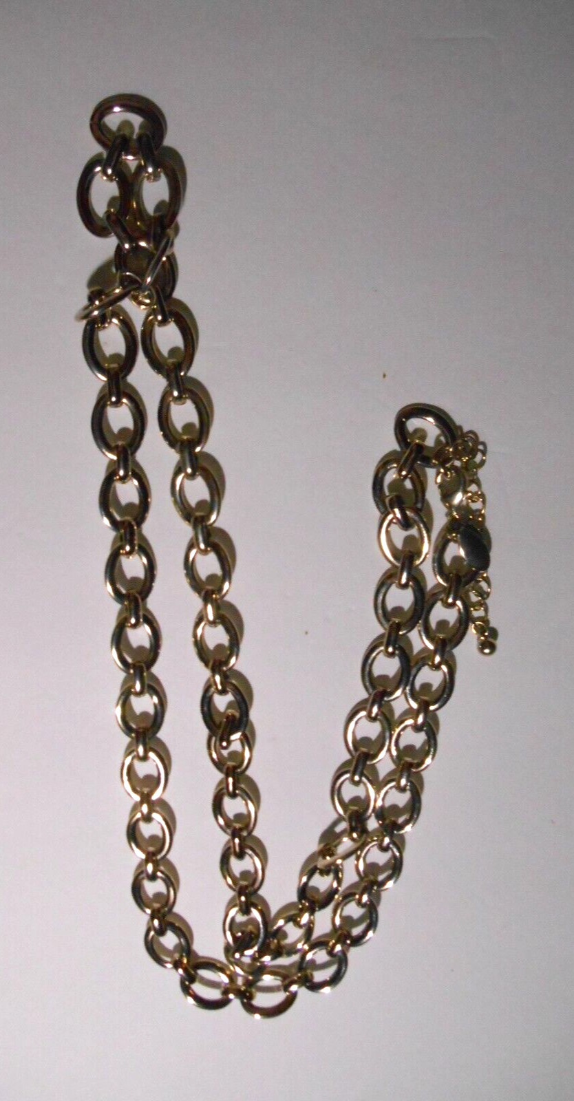 Ann Taylor Gold Tone Classic Chain Link Necklace 35″ Jewelry